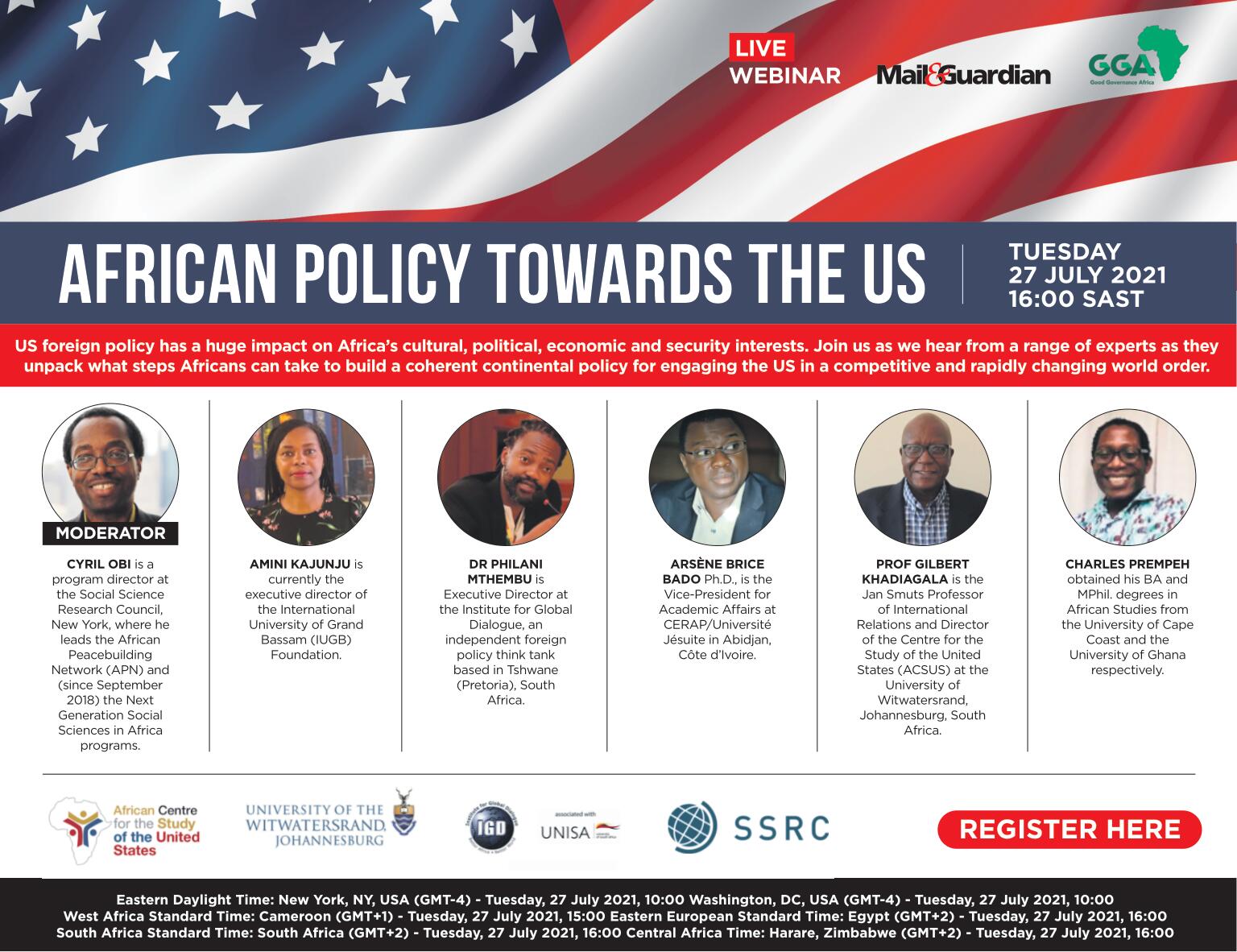 African policy  towards the US